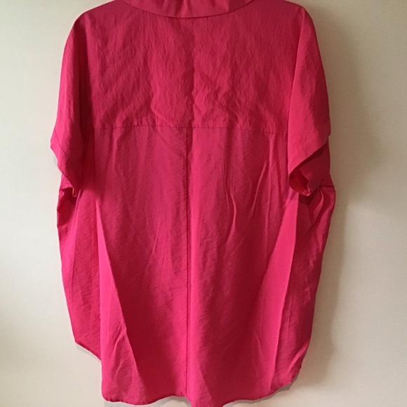 Top 2X  Raspberry , Short Sleeve NWT - Picture 3 of 7